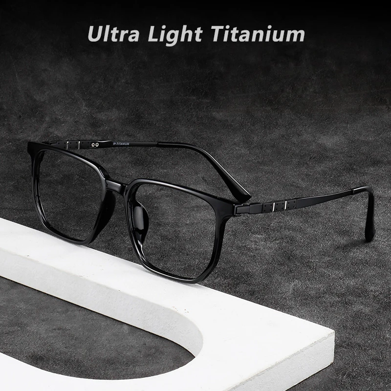 

Fashion Retro Polygon Eyeglasses Ultra light TR90 Pure Titanium Spectacle Optical Prescription Frames Man Woman Myopia Hyperopi