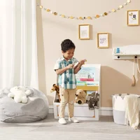 Fantasy Fields Versailles Kids Wooden Bookcase and Storage Bin 1