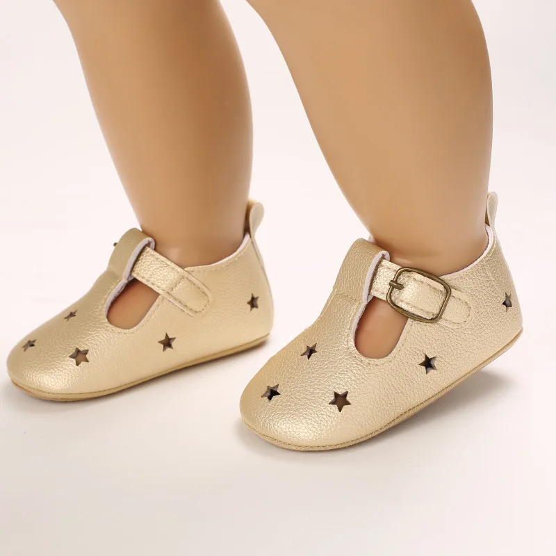 

Spring and Autumn Summer 0-12 Months Baby Shoes Hollow out Breathable Shoes Baby Soft Rubber Sole Toddler Shoes Baby Moccasins
