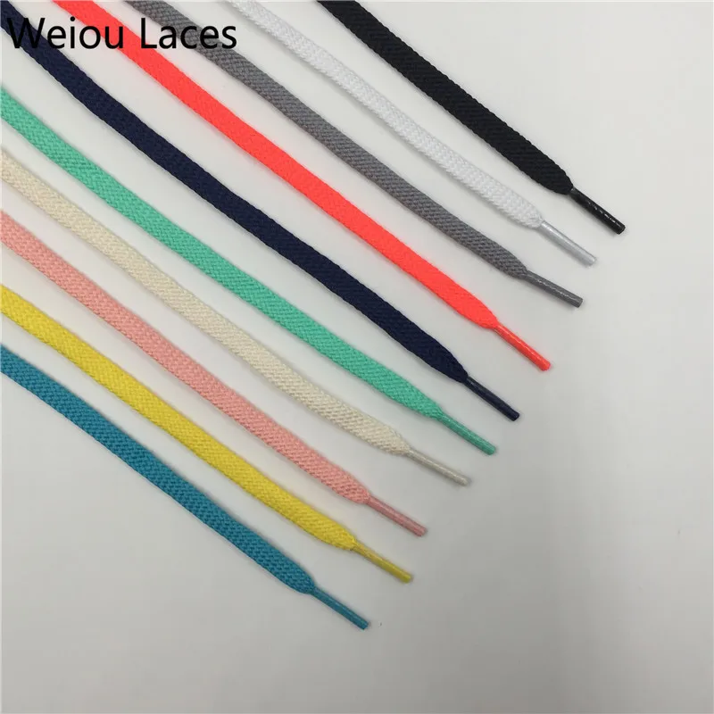 (30Pairs/Lot)Weiou Fashion Flat Athletic Mens Shoe Laces Unisex Heavy Duty Bootlaces Easy Tie Shoelaces Footwear For Wholesales