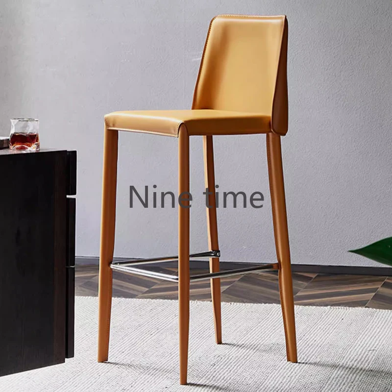 

Modern Lounge Bar Chairs Minimalist Reception Desk High Dining Bar Stool Waiting Outdoor Sillas Para Comedor Home Furnitures