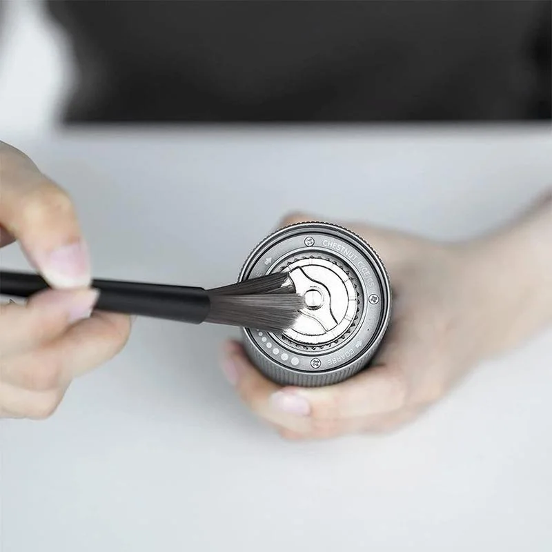 Portable Hand Crank Manual Coffee Grinder CNC Process All Metal Body Adjustable Crude Fine Steel Axis Beans Coffee Miller Tool