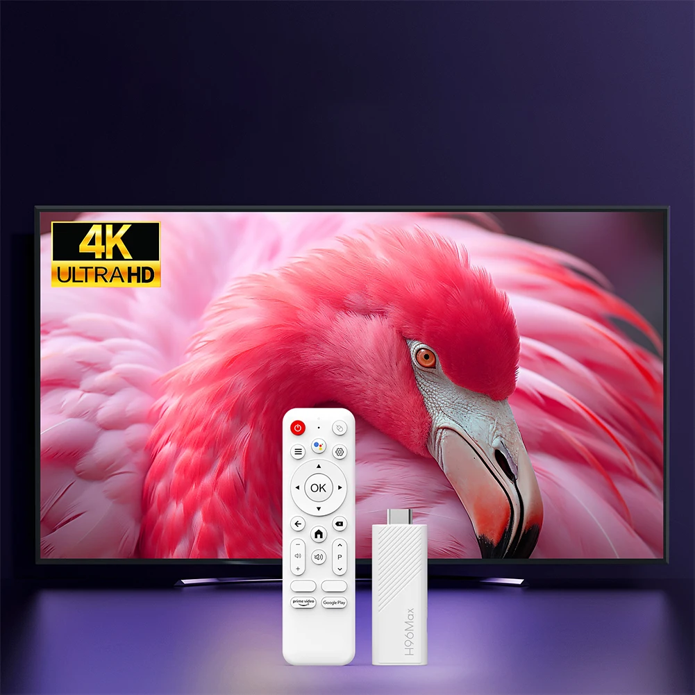 2024 New Android 14.0 H96Max H313 Mini TV Stick Allwinner Quad Core 4K HDR Wifi6 Wifi 2.4G Game Media Player Smart TV-Box