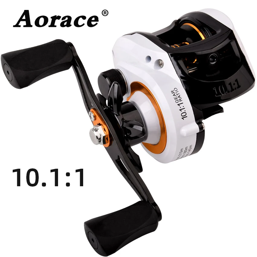 

Aorace Long Cast Baitcasting Fishing Reel 10.1:1 Gear Ratio High Speel 10KG Drag Saltwater Fishing Coil Fishing Accessories