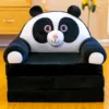 H Foldable Kids Sofa Backrest Armchair 2 In 1 Foldable Children Sofa Cute Cartoon Lazy Sofa Children Flip Open Seat Cushion 3