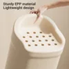 EPP Bath Chair Shower Chair Non Slip Shower Bench Strong Load Bearing Bathroom Chair for Pregnant Women Elderly Children 2