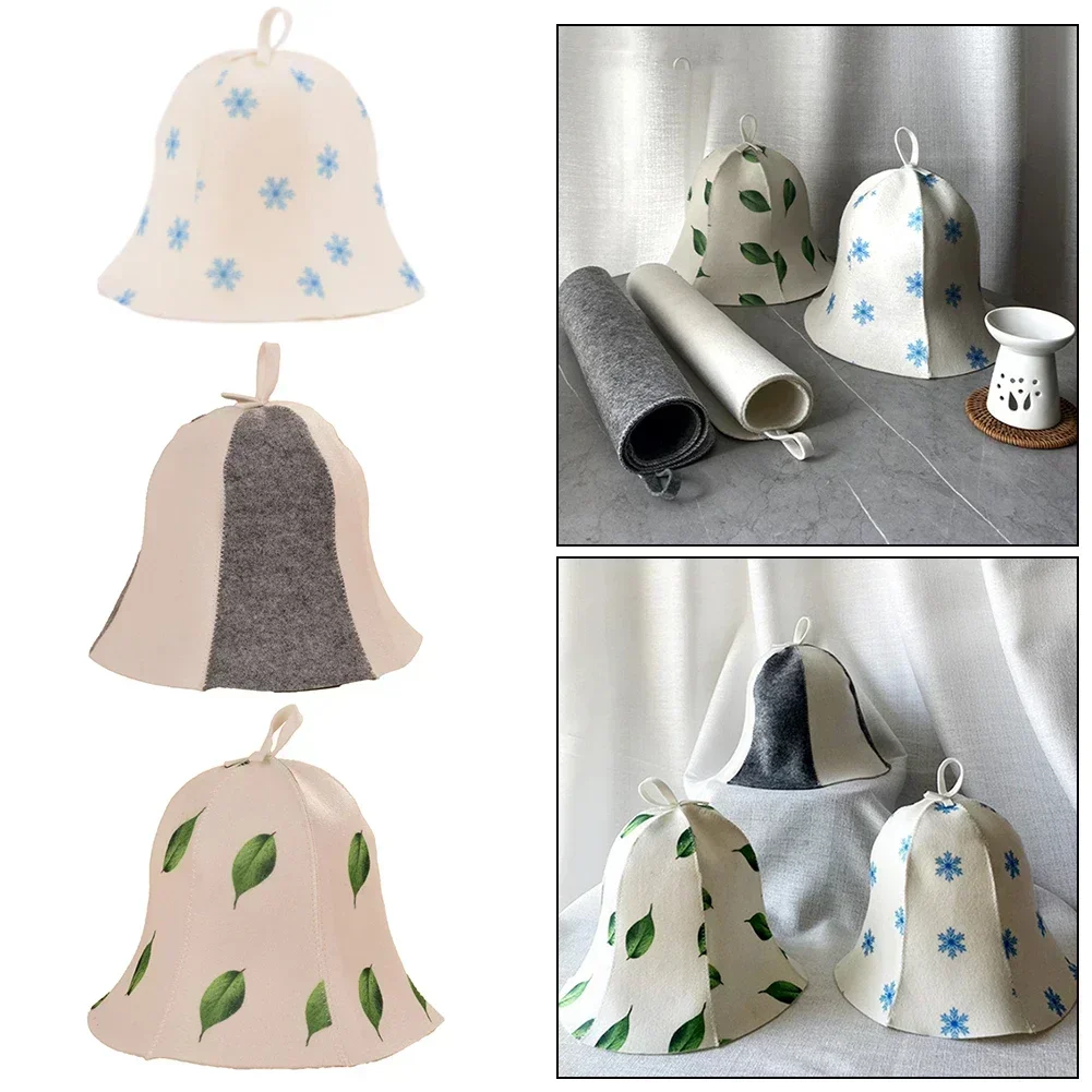 Sauna Hat 1pc For Bathroom Head Protection