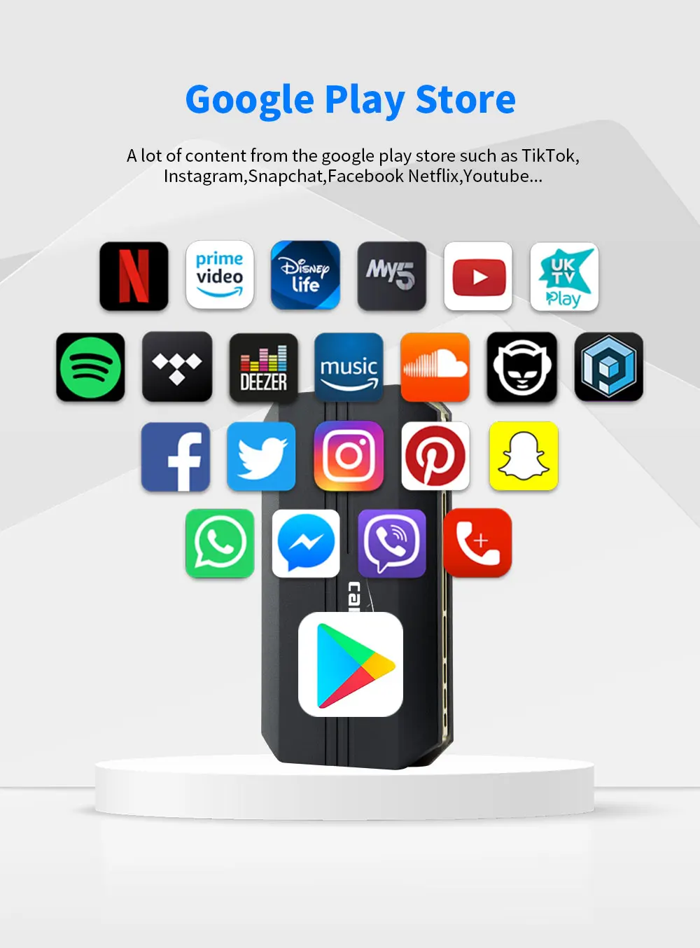 CARVIEW 8 Core Carplay Ai Box Wireless CarPlay Wireless Android Auto 4G