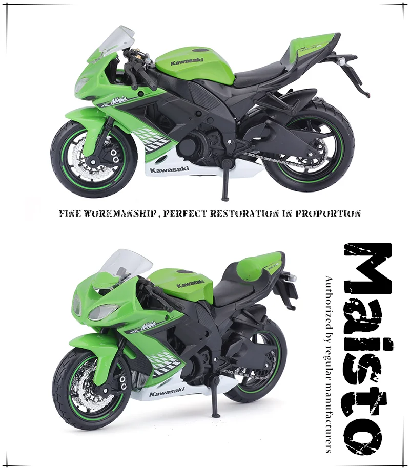 1:18 scale diecast motorcycle toy collectible featuring assorted motorbike models for display and gifting