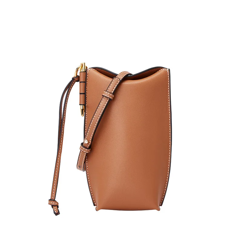 Designer Luxury Crossbody High Quality Leather Handbags Shoulder Mobile Phone Bags Cell With Detachable Long Strap