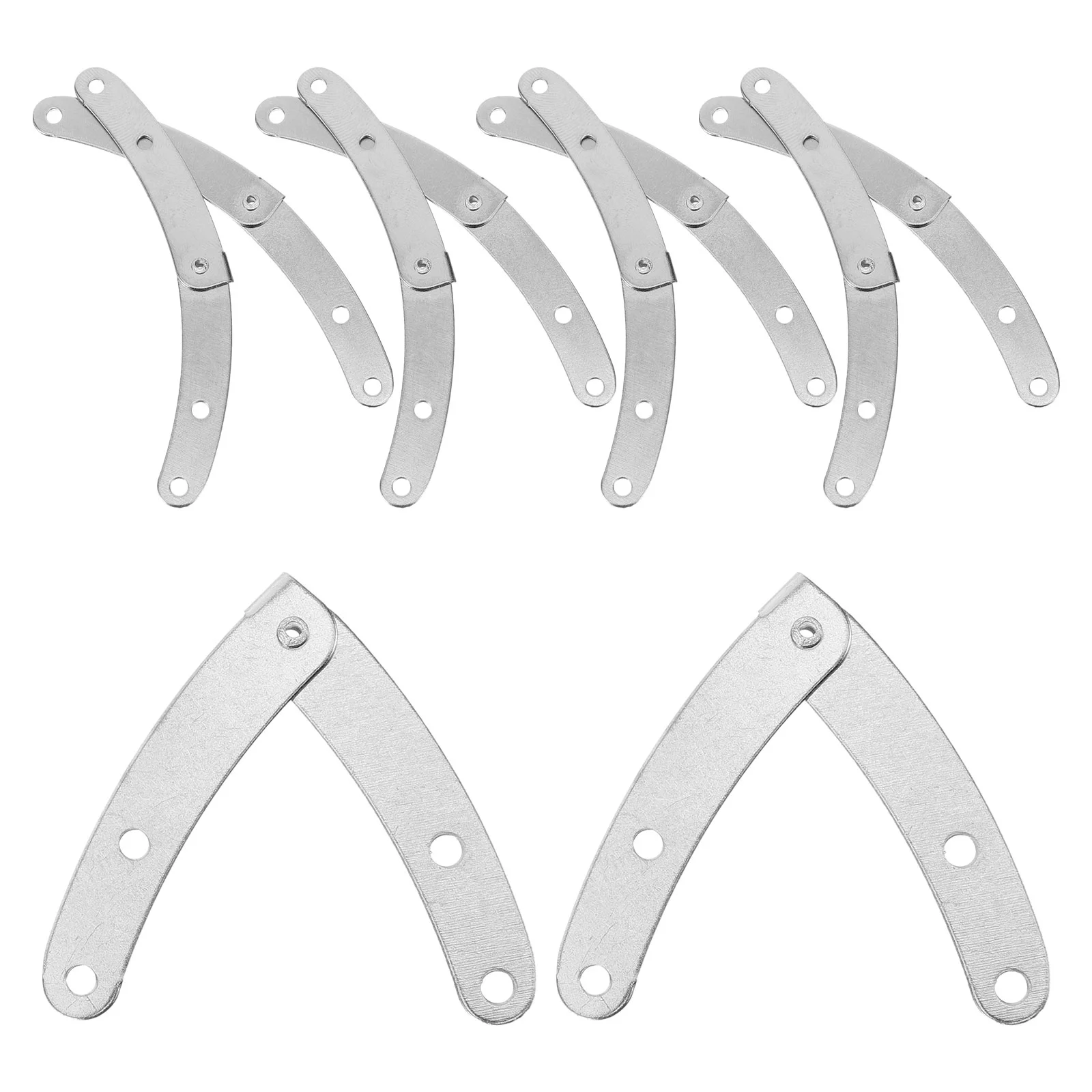 

10Pcs Packing Box Hinge Iron Box Lid Support Lid Support for Box Lid DIY