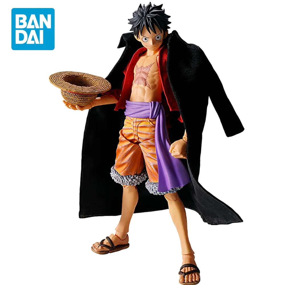 

In Stock Original Bandai Monkey D Luffy Anime Figure One Piece Imagination Works Action Figures Collection Model Toys Boys Gift