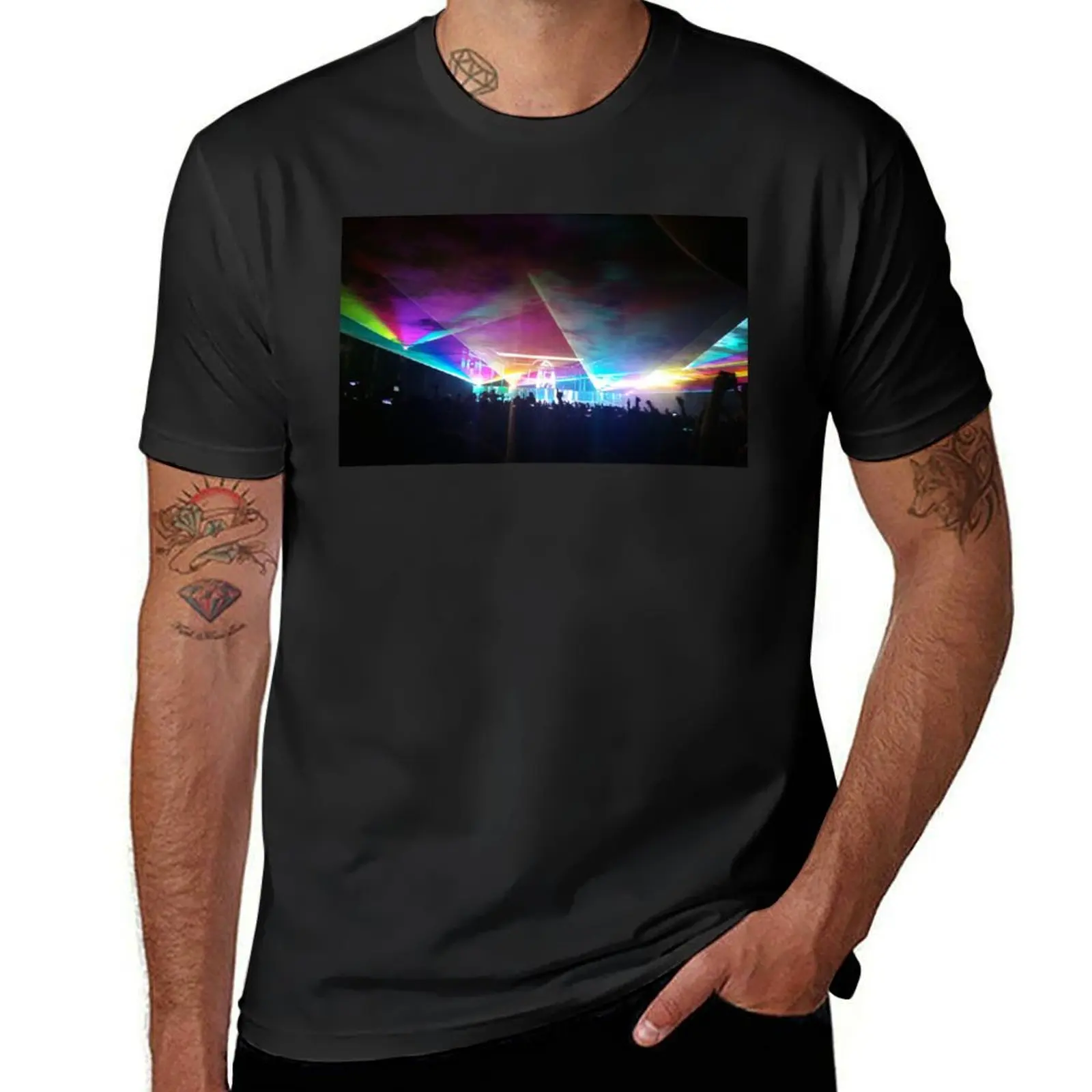 EDM T-Shirt boys whites plus sizes oversized t shirt men