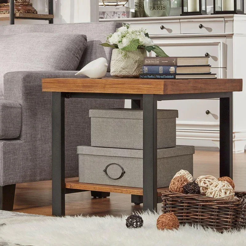 

2 Tiers Portable Coffee Tables Hotel Design Multifunctional Coffee Table Living Room Meubles De Salon Auxiliary Furniture