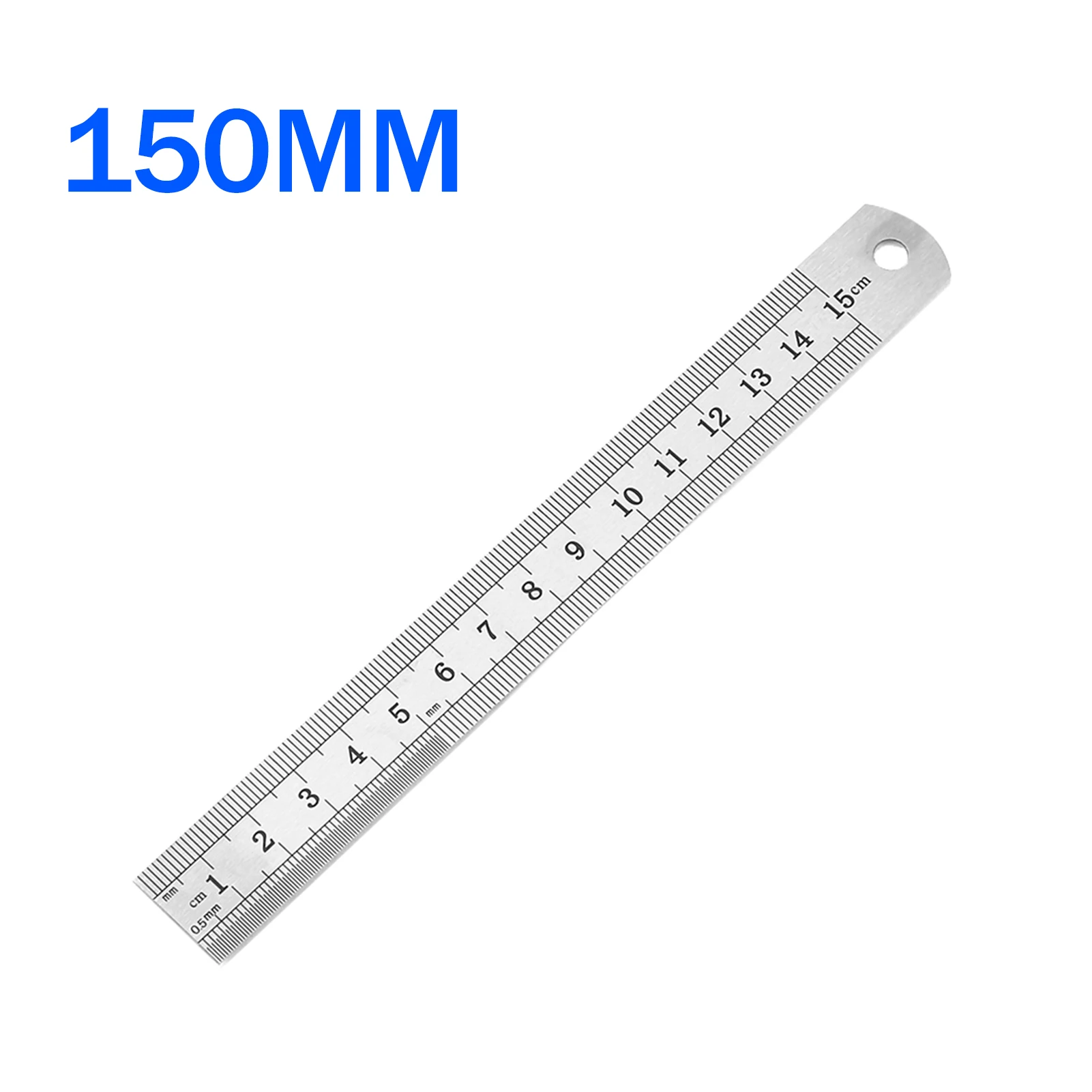Stainless Steel Double Side Straight Ruler Centimeter Inches Scale Metric Ruler Precision Measuring Tool 15/20/30/40/50cm