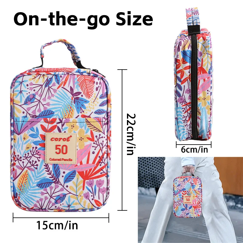 성인 색칠, 금속 코어 연필, 그리기, 쓰기, 색칠, 성인을위한 장식을위한 50pcs 컬러 연필 세트