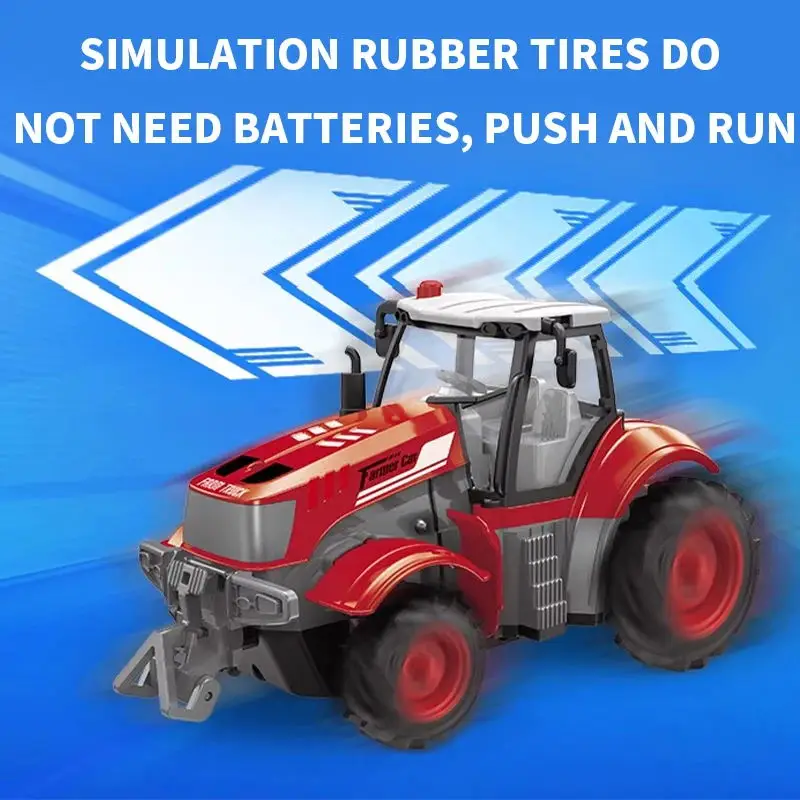 1:24 Farmer's Car 2.4G Remote Control Electric Ransport Truck Dump Truck Water Tanker Children's Remote Control Car Gift 4