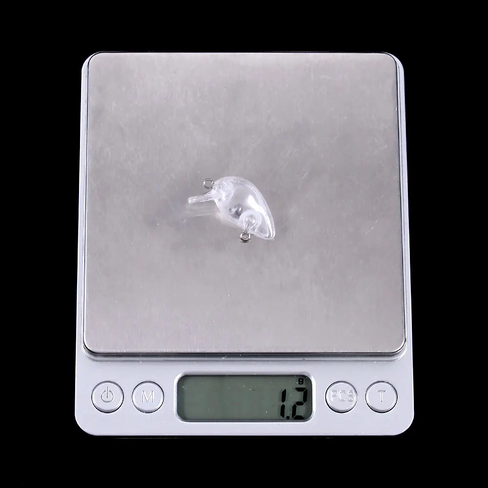 Señuelo De Pesca Sin Pintar, Cebo Artificial, 60mm, 12,5g, Blanco, FO19