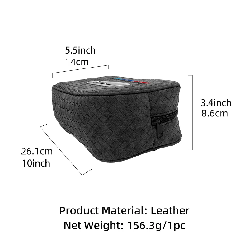 BMW 대용량 차량용 티슈 보관함 휴대용 등받이 티슈 가방 X1 X3 X4 X5 X7 G20 G38 F20 F39 F48 E46 E60 E36 E39
