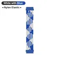 Blue with White