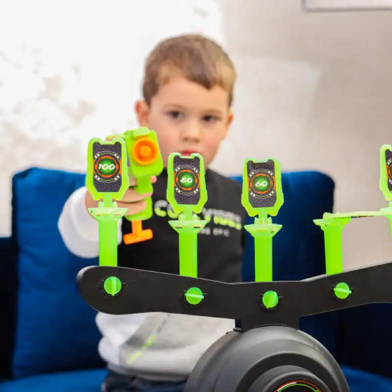 Glow-in-the-Dark Shooting Target Practice Kids Shooting Toy Gun Set Electric Hovering Target Toy Set Gift Choice