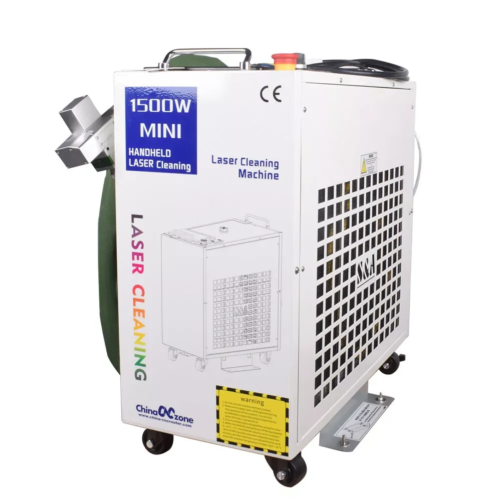 Laser-Rostentfernungsmaschine 1500 W Double Wobble Handfaserlaser-Reinigungsmaschine für Metalle mit Rostfarbe, Öl, Schmutzflecken – Detail 13