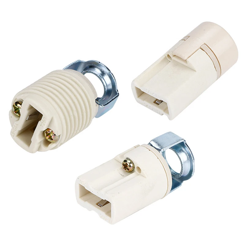 E27 E14 G9 Screw DIY Light Ceramic Lamp Holder Household Table Floor LED Bulb Base For Lighting Accessory Head Convert Socket