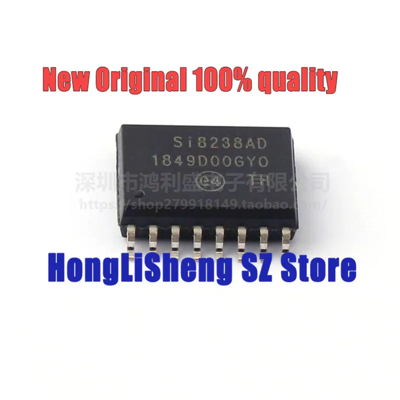 

5pcs/lot SI8238AD-D-ISR SI8238AD SI8238 SOP16 Chipset 100% New&Original In Stock