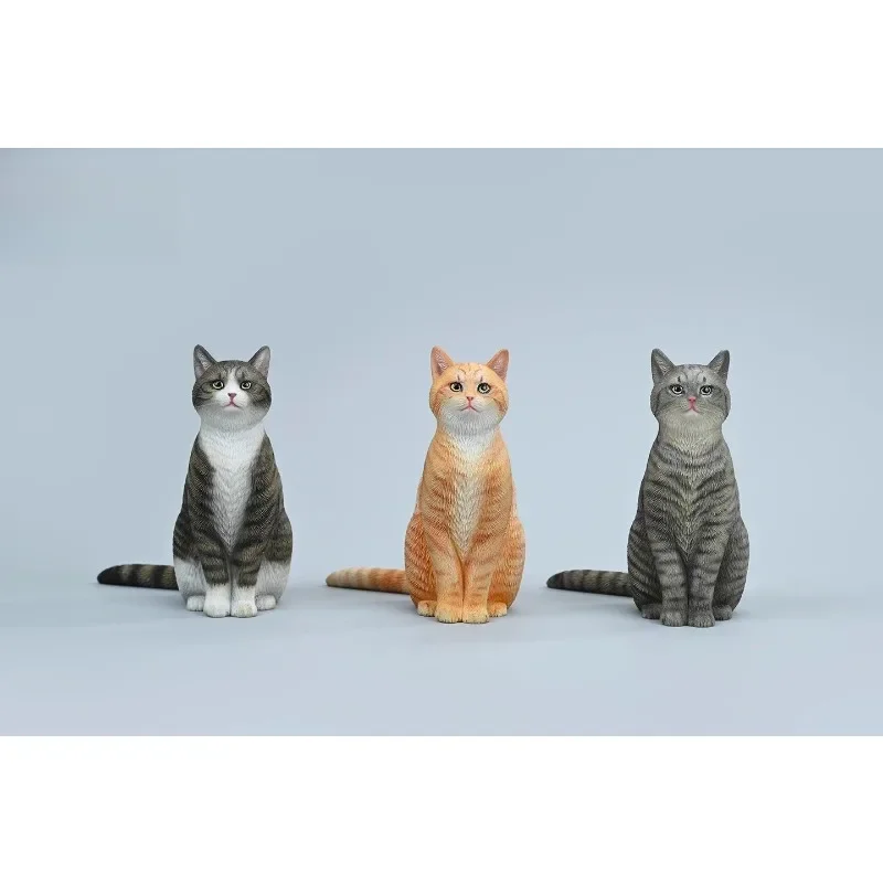 Handgefertigtes Simulationsmodell einer sitzenden chinesischen LiHua-Katze im Maßstab 1/6 für 12-Zoll-Actionfiguren, Schreibtischdekoration – Detail 6