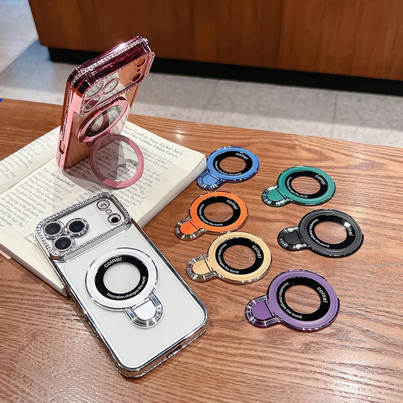 Ultra-Thin Invisible Folding Magnetic Phone Ring Grip Holder