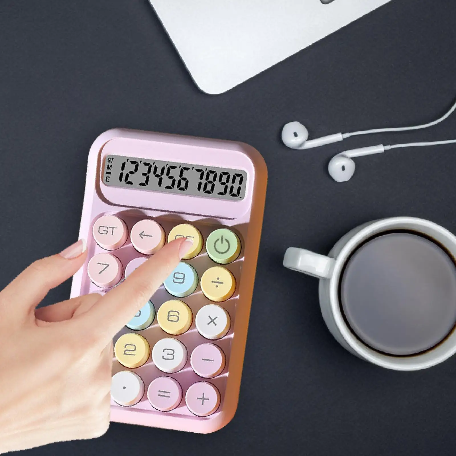 10자리 계산기, 미적 감각을 자극하는 휴대용 문구류, 수학, 학교, 사무실, 학생, 가정용 기본 포켓 계산기