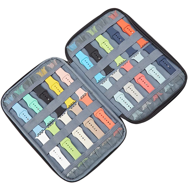 حزام (Watch) ساعة منظم ساعة الأشرطة حامل حمل حقيبة...