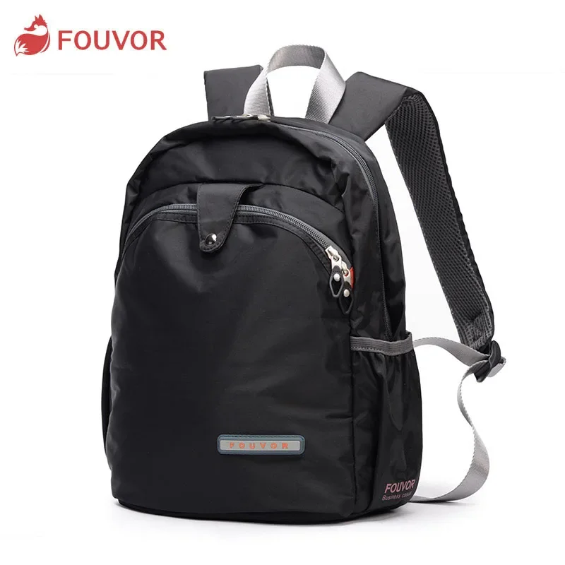 Fouvor Fashion Oxford Computer Backpack for Women Large Outdoor Zipper Travel Bags Canvas Multifunctional School Bags 2587-11 3
