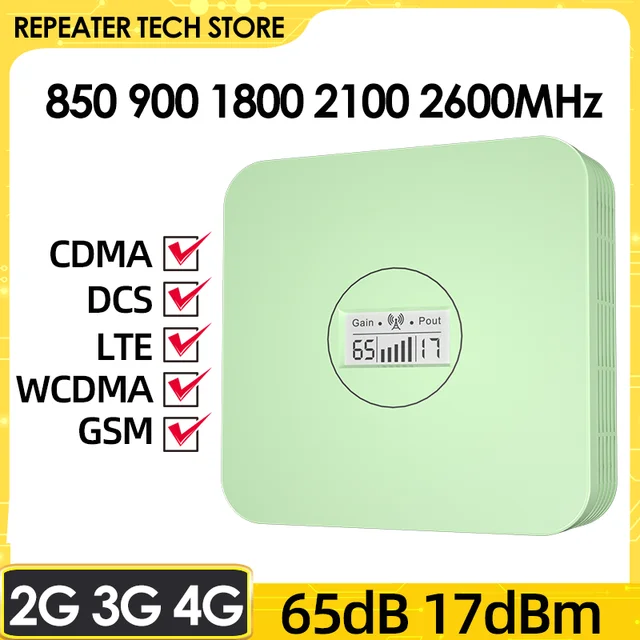 AMPLIFICADOR DE cobertura móvil, repetidor de señal celular 850, 900, 1800,  2600, CDMA, GSM, DCS, WCDMA, 2G, 3G, 4G, LTE - AliExpress