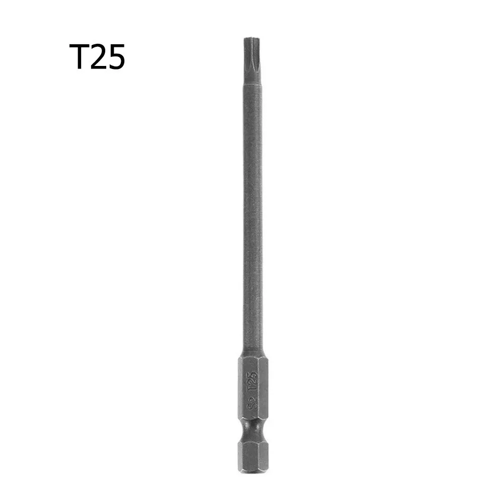 1PC 100mm Lange T8-T40 Magnet Torx Bits Set Elektrische Schraubendreher Kopf T8,T10,T15, t20, T25,T27,T30,T40 Schraubendreher – Detail 39