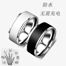 

Latest titanium NFC ring multifunctional waterproof smart wearing Android Windows mobile phone device finger digital ring