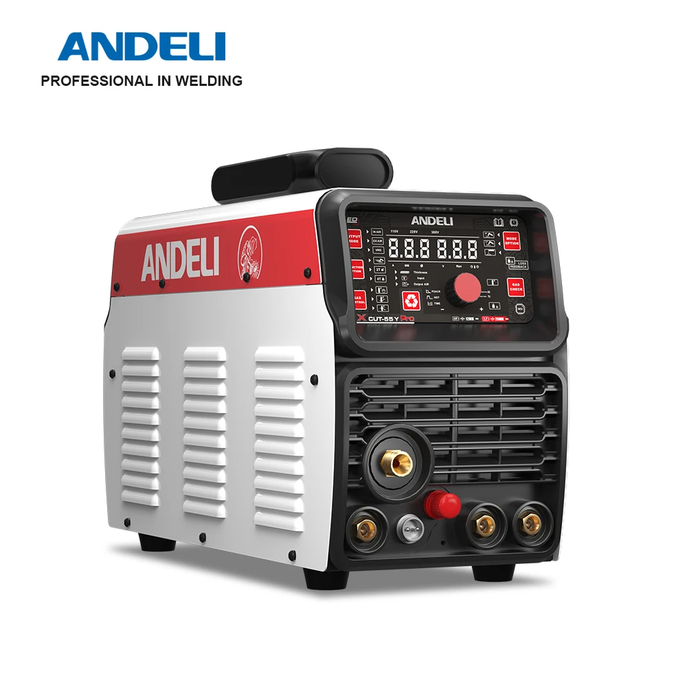ANDELI Plasma Cutting Machine Pilot Arc Non-contact Cutting Built in Air Pump Plasma Cutter Low Frequency Metal Cutting 3