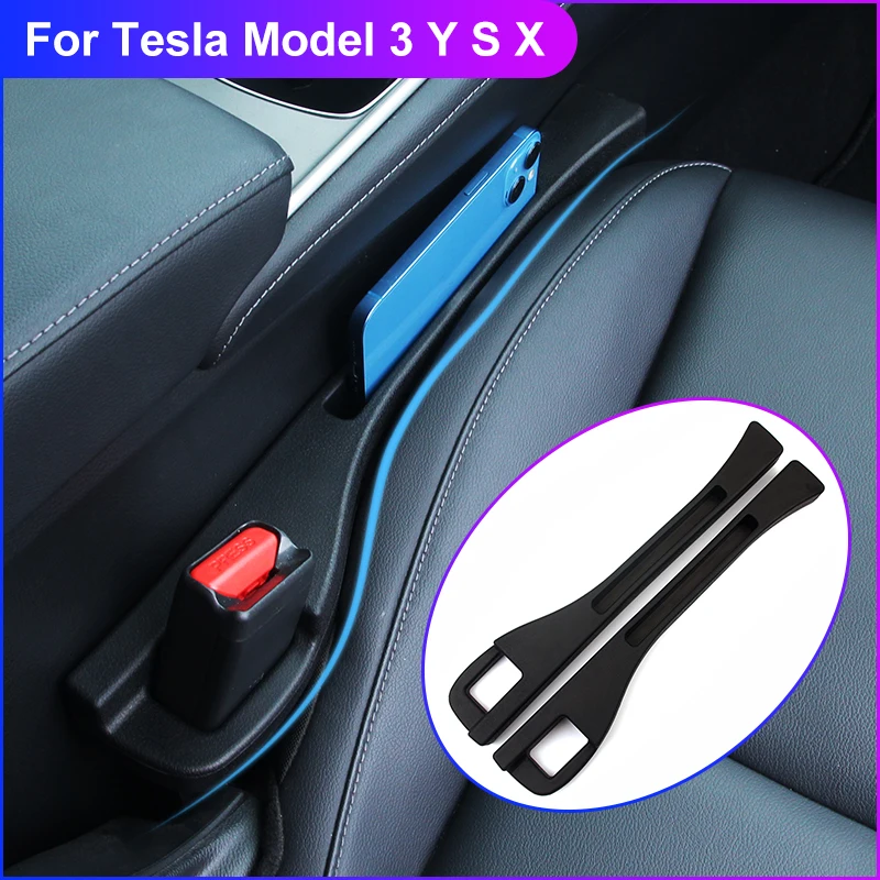 Per Tesla Model 3 Model Y Model S Model X Universal Seat Gap Strip 2023 2022 2021 2020 2019 2018 Accessori Per La Decorazione D'Interni
