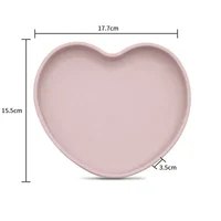 5Pc/Set Baby Silicone Tableware Set Kids Feeding Plate Bowl Fork Spoon BPA-Free Food Grade Silicone Waterproof Suction Tableware 2