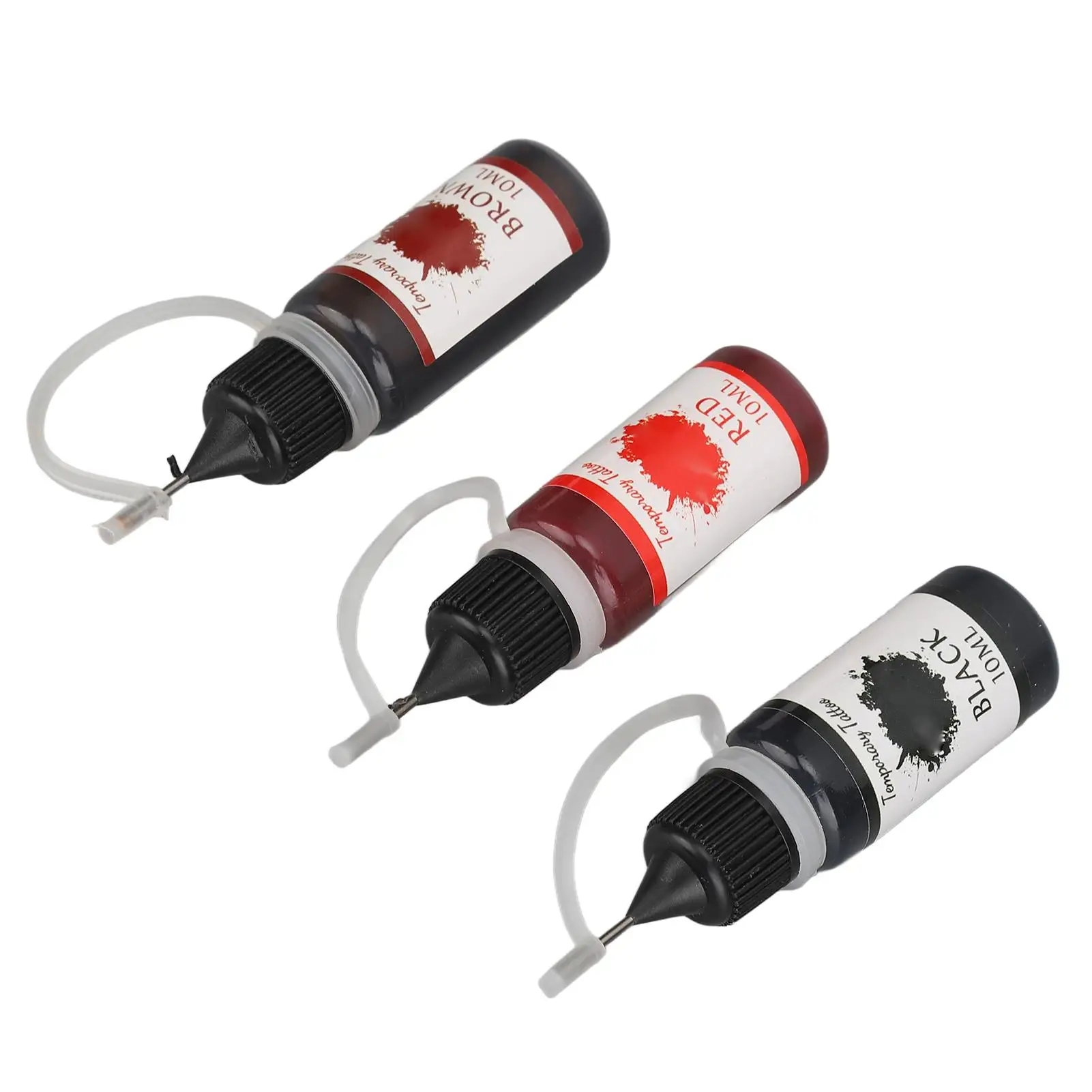3pcs Tattoo Ink Stencil Kit-3 Colors, Waterproof & Long Lasting DIY Tattoo Set