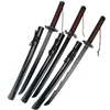 80cm Anime Bleach Katana Swords Kurosaki Ichigo Ninja Blade Cosplay Prop Wooden Anime Katana  Zangetsu Decorative 6