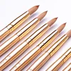 TIANMI Kolinsky Acrylic Nail Brush Art Nail Extension UV Gel Builder Tools Golden Nail Brushes Manicure Coating Drawing Pen 3