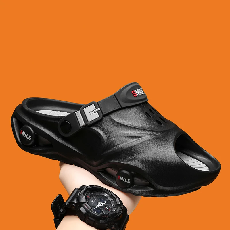Summer Men Slippers Platform Slides Outdoor Garden Shoes Waterproof Beach Slippers Flip Flop Casual Indoor Shoe For Couple 36-45