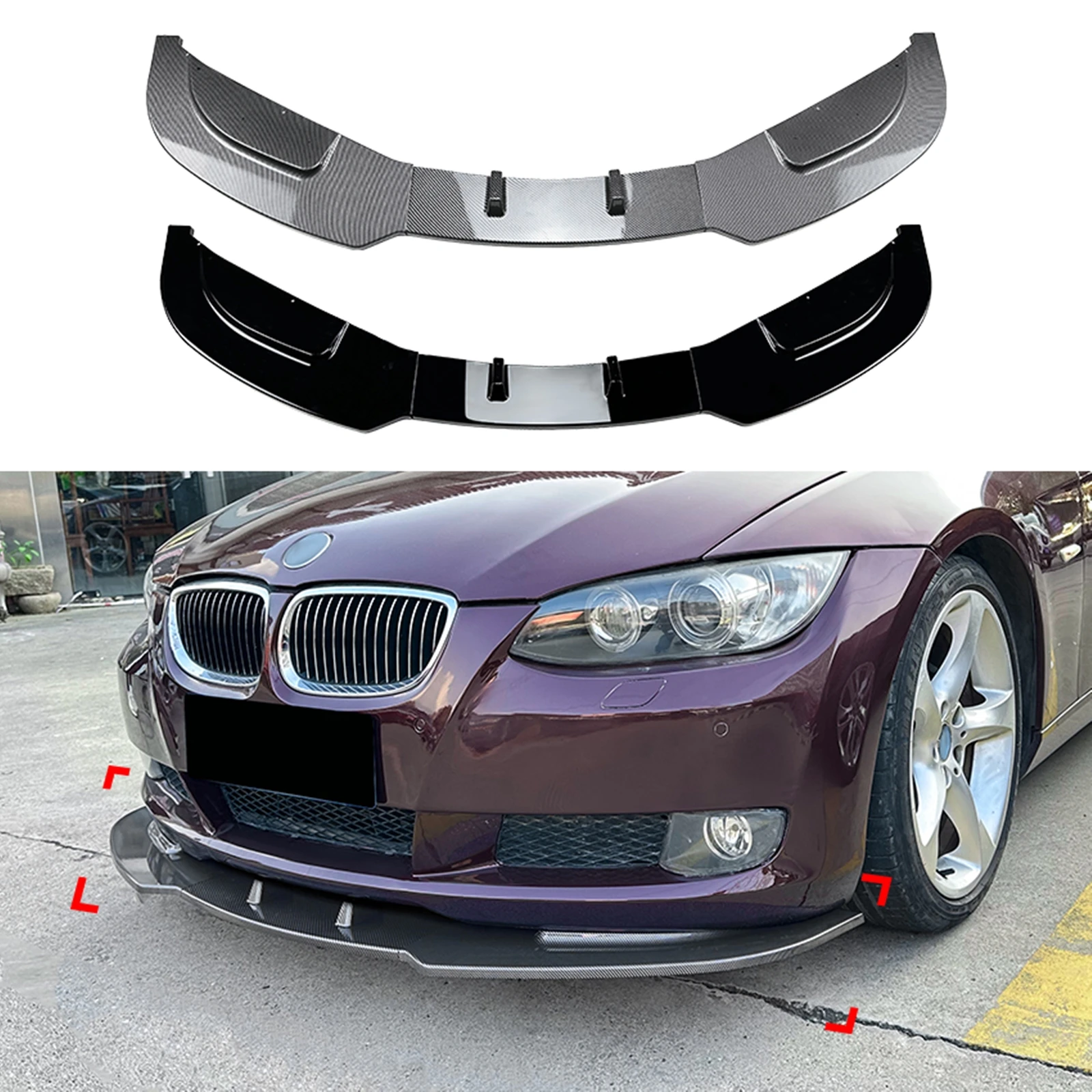 

Разветвитель для переднего бампера BMW 3 серии E92 E93 06,2006-2013