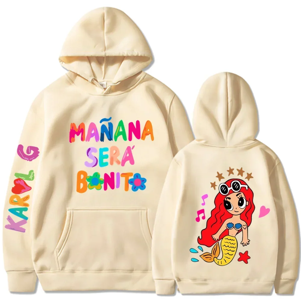 

Karol G Manana Sera Bonito Hoodie Manana Sera Bonito Hoodie Tomorrow Will Be Nice Graphic T Shirts Unisex Men/WomenSweatshirt