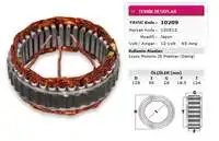 

10209 for the STATOR japanese type 12V 65A motor J9 PREMIER GENIS NURSAN anto