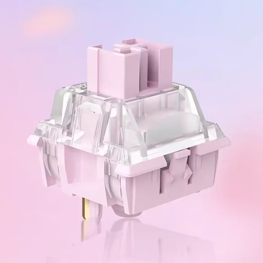 OUTEMU 딸기 사일런트 스위치 라이트 프레셔 리니어 32 gf RGB 5핀 기계식 키보드 MX 스위치 게이밍 키보드 무음 스위치