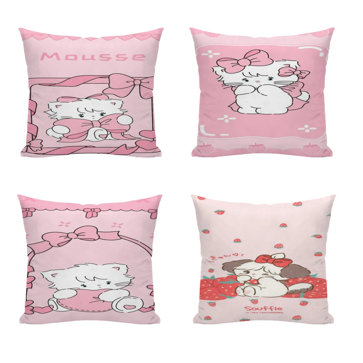 

Japan Kawaii Cartoon Mikko Cushion Office Classroom Chair Cushion Couch Pillow Bedroom Floor Winter Thick