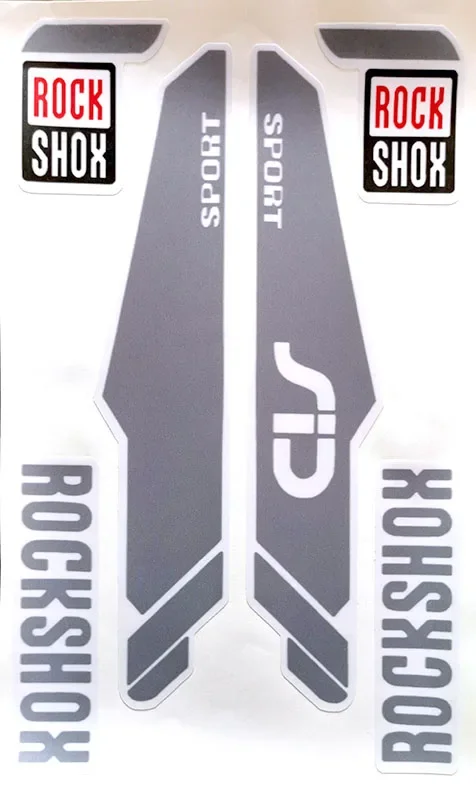 Reflective mountain bike frame stickers for rockshox rock shox sid bicycle fork sticker hot sale reflective stickers,bike stickers,bike frame stickers