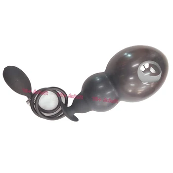 BDSM Vibrator Inflatable Steel Ball Huge Butt Plug Anal Plug Vagina Anus Expansion Prostate Massager Sex Toys For Woman Men Gay 3